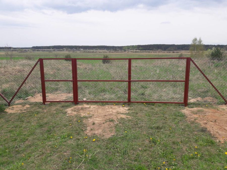 Забор из сетки рабицы 280м с воротами и калиткой фото6 в Новороссийске