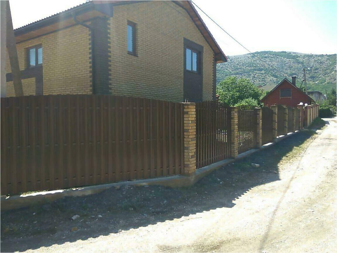 забор из штакетника 110м фото7 в Новороссийске