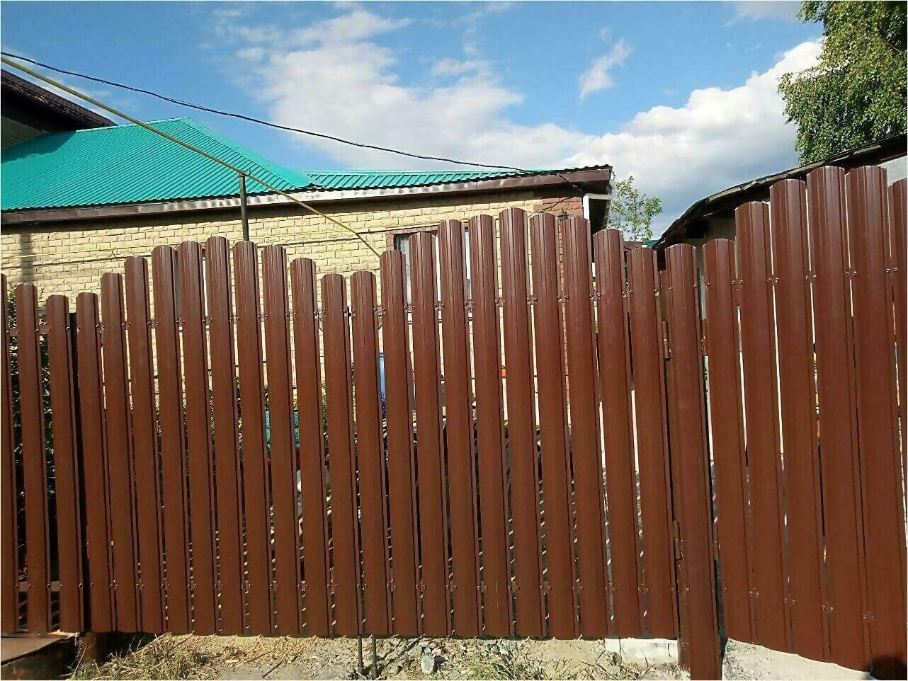 забор-ранчо из штакетника 70м фото3 в Новороссийске