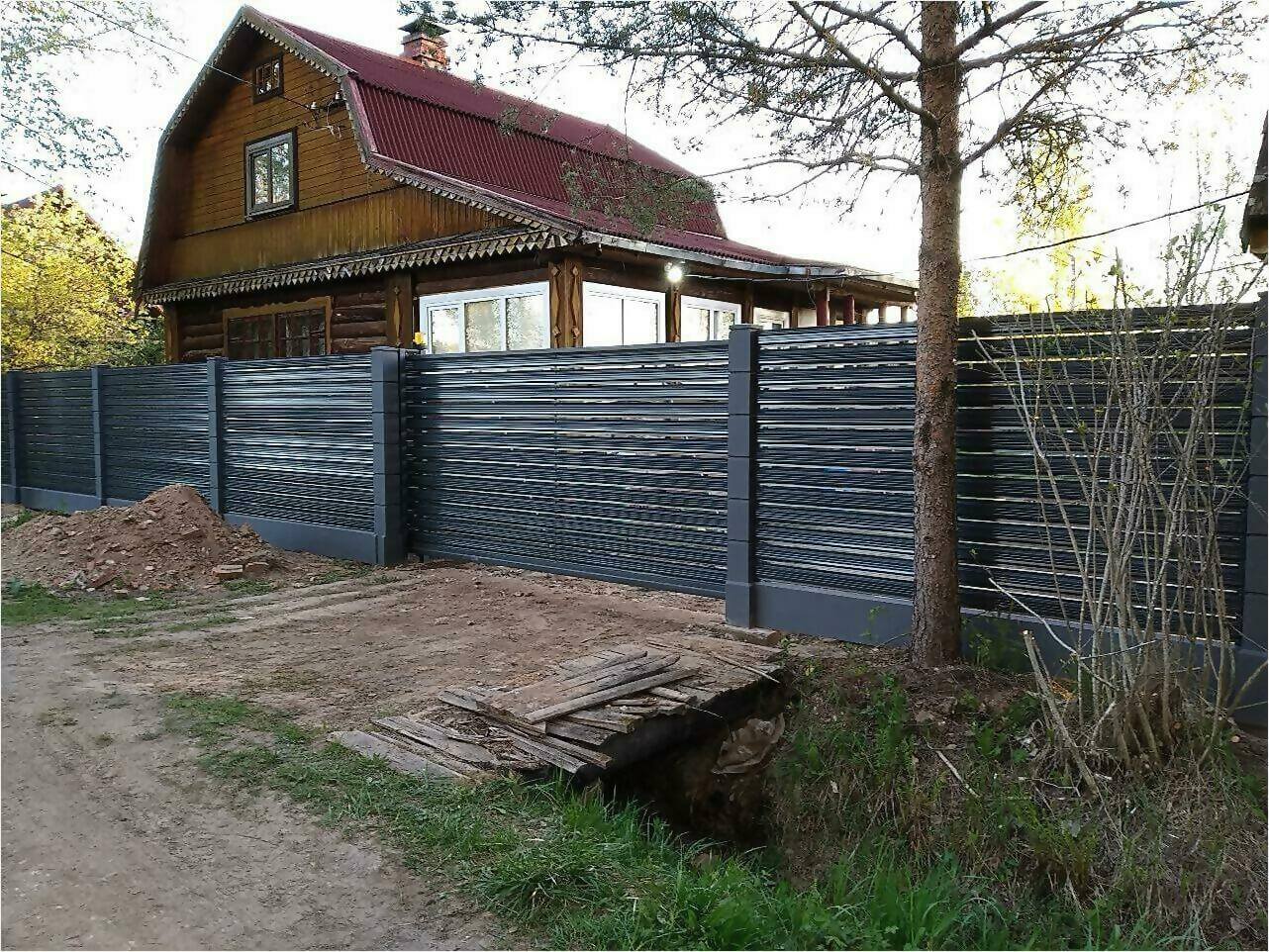 забор-ранчо из штакетника 75м фото4 в Новороссийске