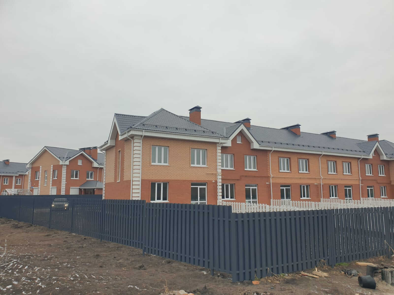 Забор из штакетника 230м Серый Графит фото4 в Новороссийске