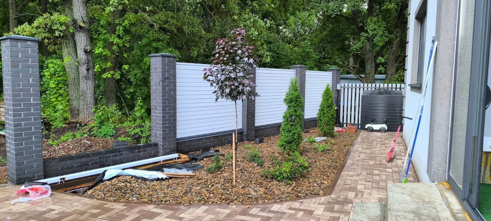 Забор-жалюзи из ламелей Хай-Тек 54м RAL9003 Белый фото 3 в Новороссийске